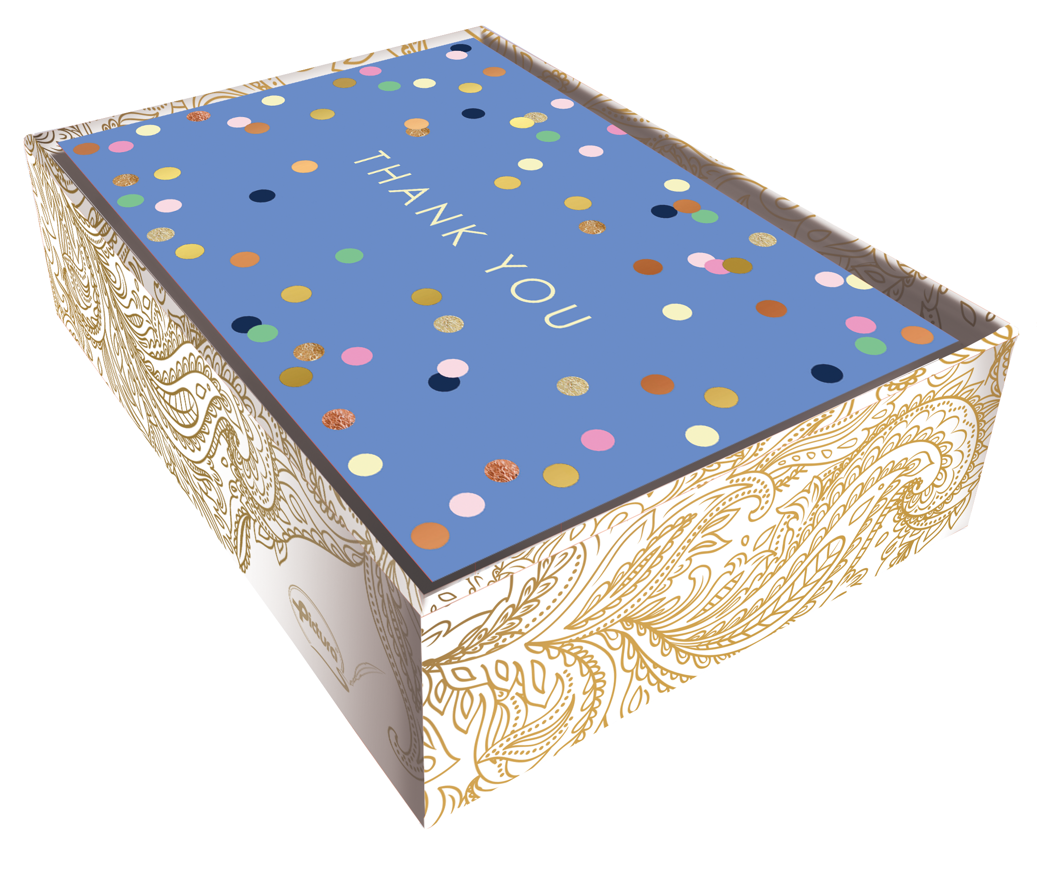 Confetti Boxed Thank You Notes - Cardmore